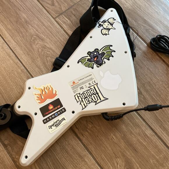 Xbox 360 Wired Guitar Hero Gibson X-Plorer Xplorer Controller RedOctane 95055 - Picture 5 of 10